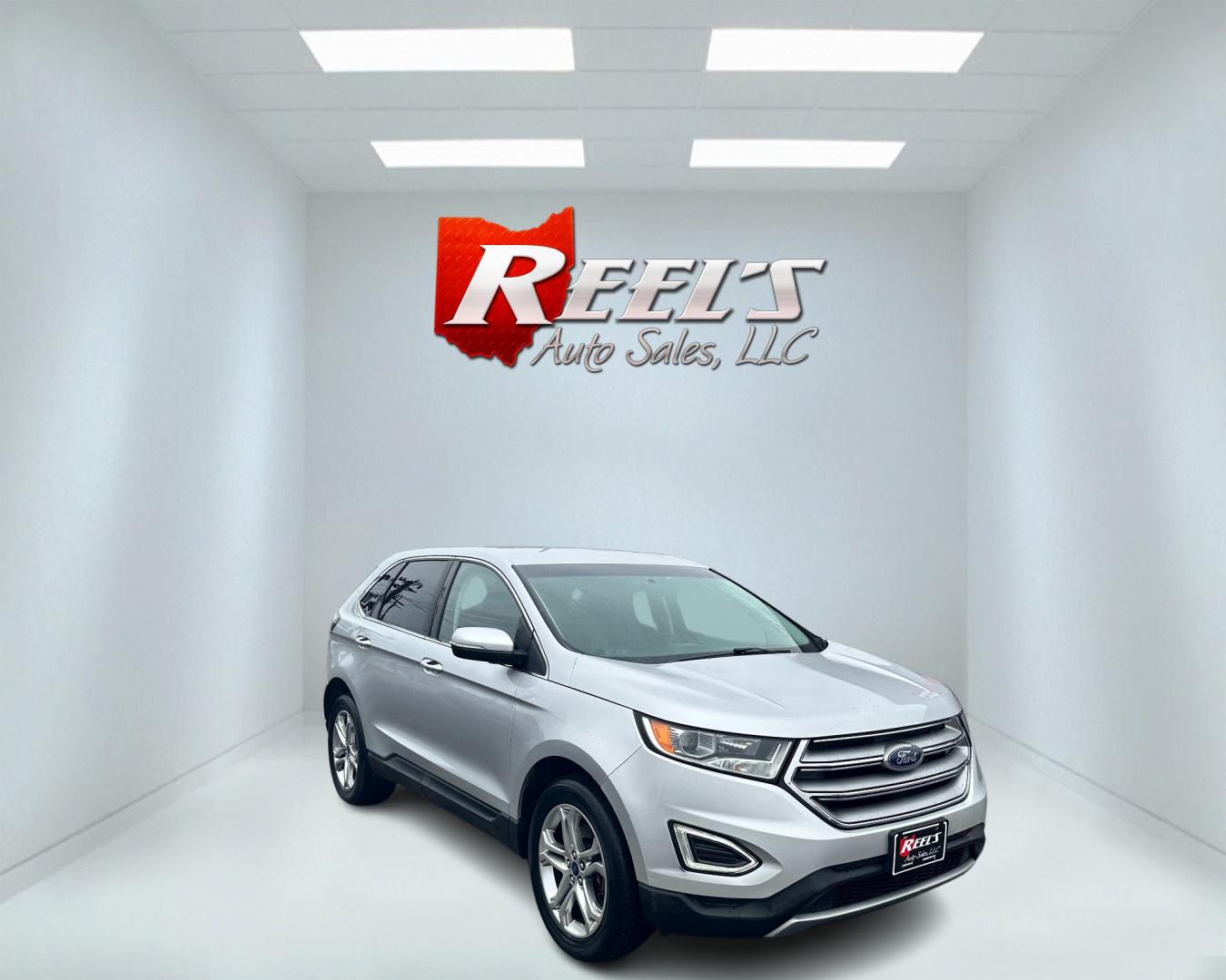 2017 Silver /Black Ford Edge Titanium (2FMPK4K92HB) with an 2.0L I4 DOHC 16V Turbo engine, 6-Speed Automatic transmission, located at 547 E. Main St., Orwell, OH, 44076, (440) 437-5893, 41.535435, -80.847855 - This 2017 Ford Edge Titanium AWD is a well-equipped midsize SUV. It comes with a powerful yet efficient 2.0L EcoBoost engine paired with a smooth 6-speed automatic transmission. Notable features include LED daytime running lights, dusk-sensing headlights, leather interior, auto-dimming rearview mirr - Photo#2